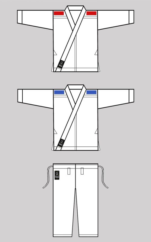 Karate Gi Set, TOKAIDO Kata Master Duo, WKF, 14 oz - Image 2